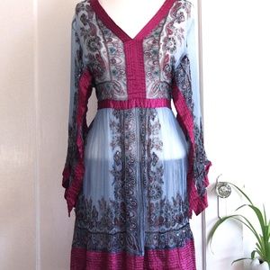 Chaundry Beaded Dress Kaftan Tunic NWOT